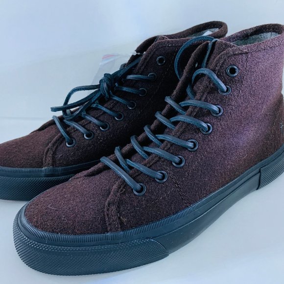 Frye Other - Frye Ludlow High Top Fashion Sneaker - Wine color